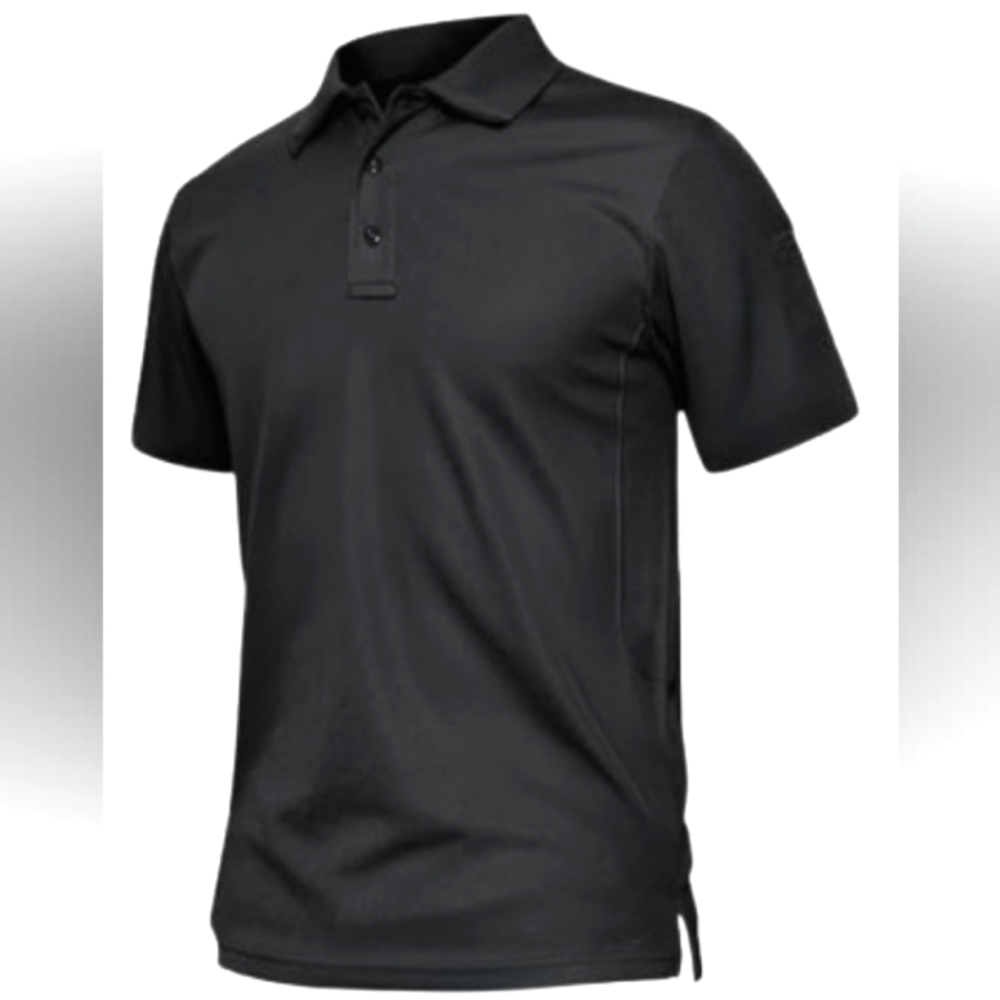 Unbranded Black Men's Polo Casual Golf Shirt Sz XL